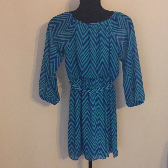 Speechless Girls Chevron Dress - Picture 2 of 5